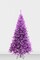5ft Purple Canadian Pine Christmas Tree with Hinged Branches and Metal Stand